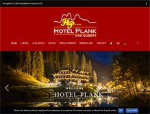 Tablet Screenshot of hotelplank.it